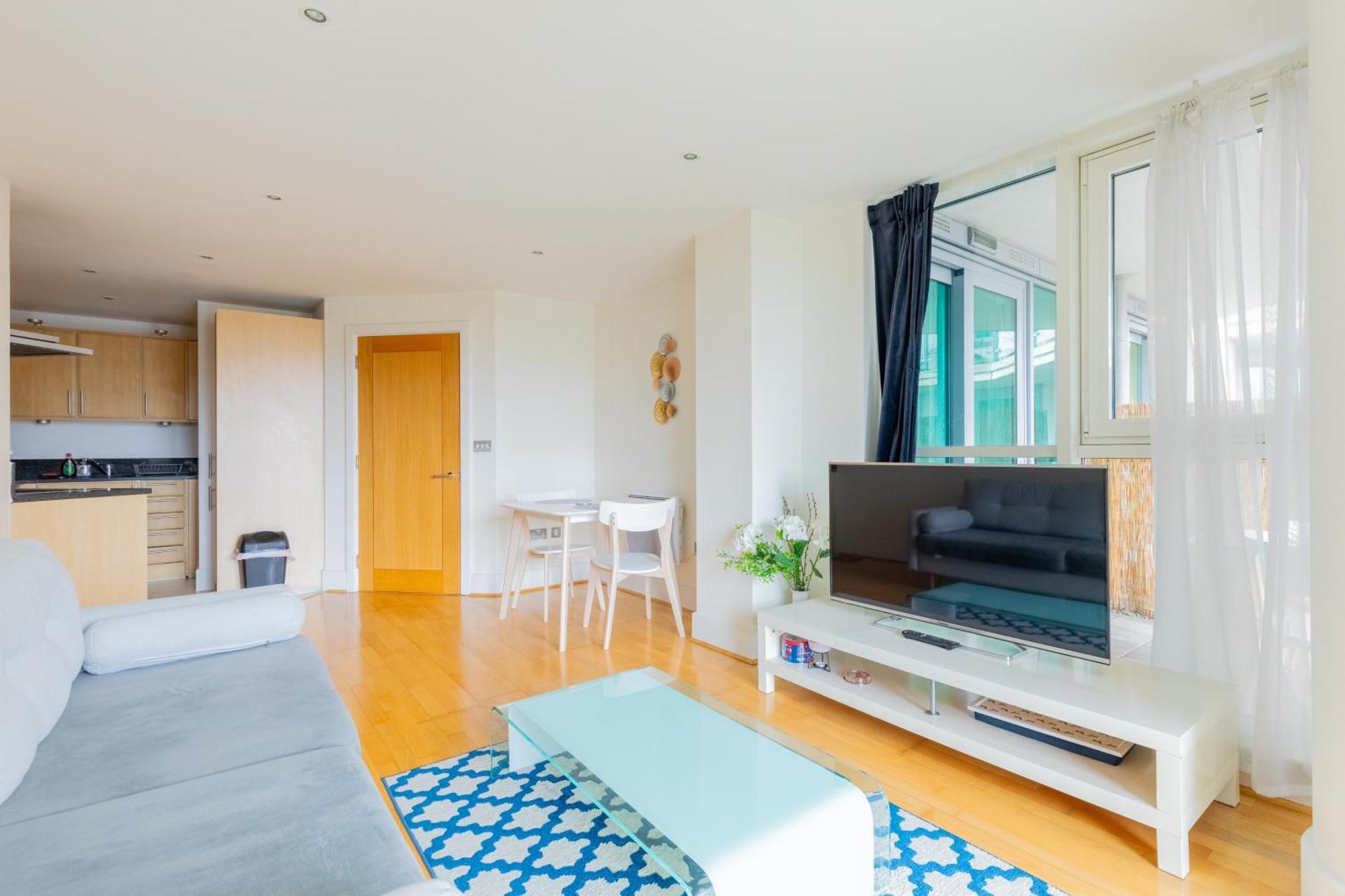 Appartement Sleek 1bd Flat With View Of The River Thames Londres