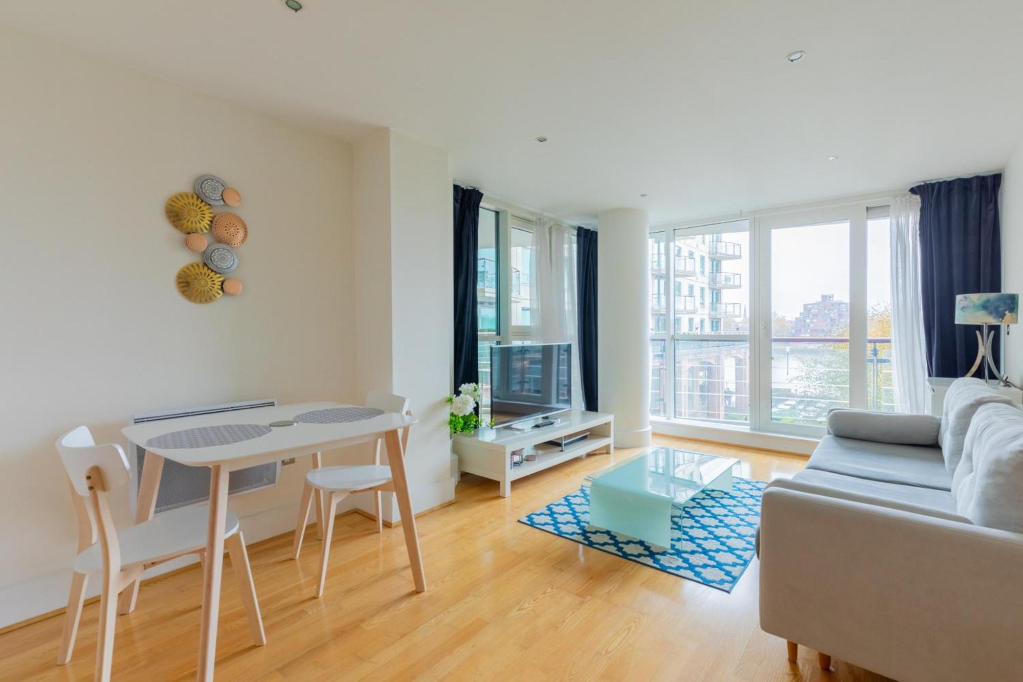Appartement Sleek 1bd Flat With View Of The River Thames